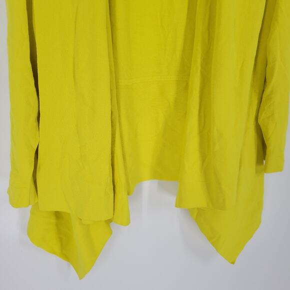 Lafayette New York 148 Parakeet Open Front Peplum Back Long Sleeve Cardigan 2X - Picture 7 of 10